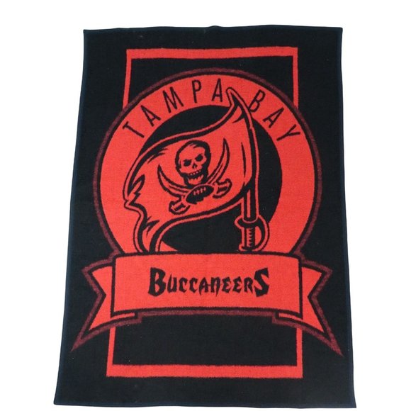 Buccaneer Beiderlack Blanket NFL Football Reversible Tampa Bay - Picture 6 of 6